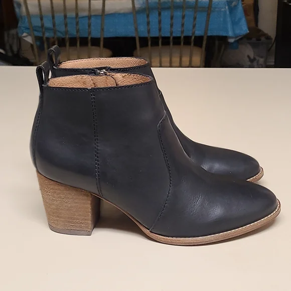 Madewell Brenner leather side zip ankle boots size 6 - Picture 7 of 12